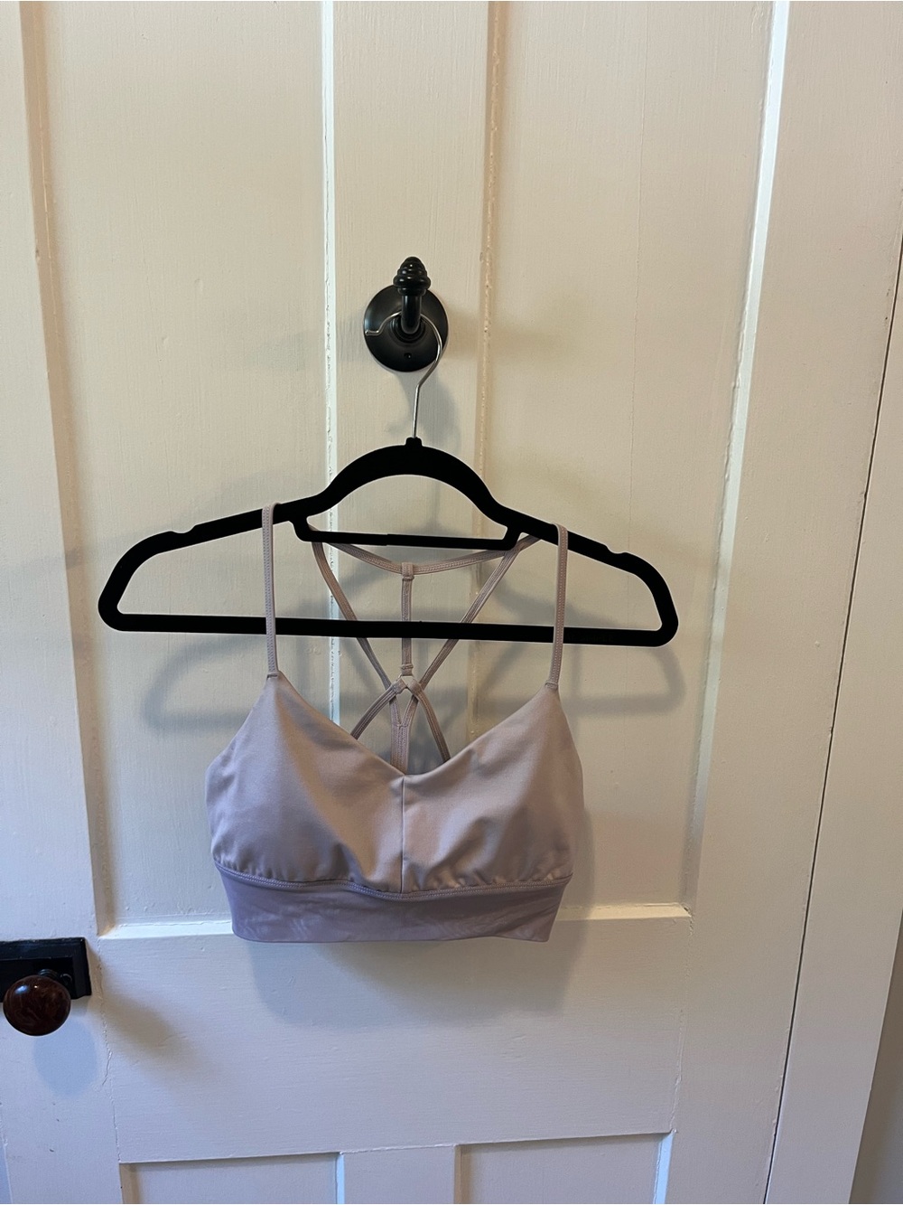 Alo Yoga Alosoft Lavish Bra Mesh Size Large Lavender